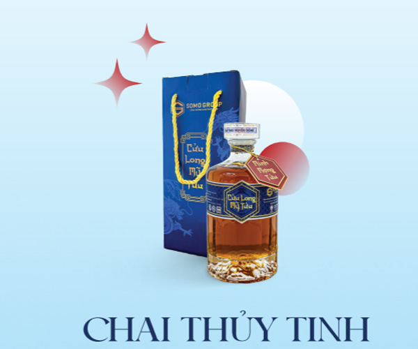 Minh Mạng Tửu chai thủy tinh