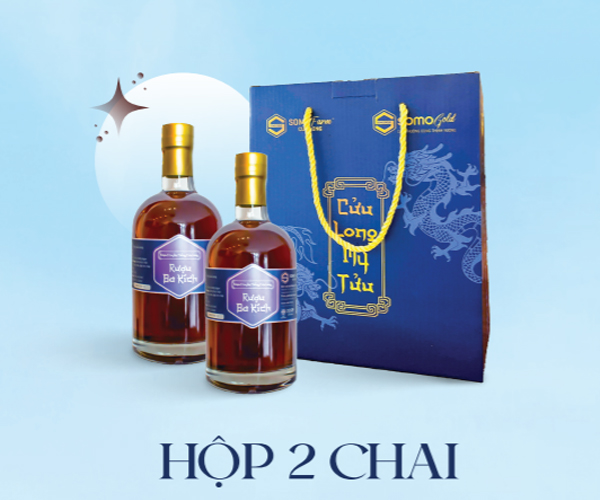 Rượu ba kích hộp 2 chai