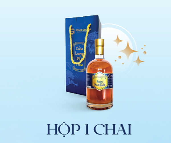 Rượu hoa cúc hộp 1 chai