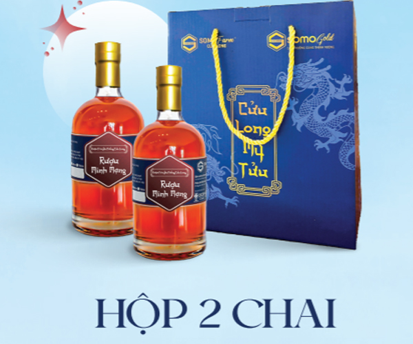 Rượu Minh Mạng hộp 2 chai