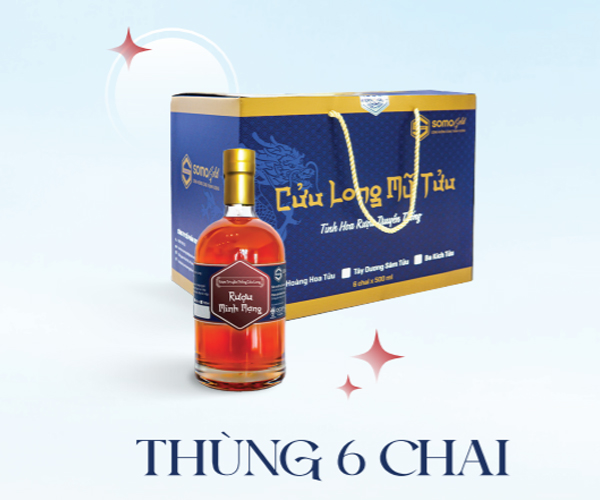 Rượu Minh Mạng thùng 6 chai