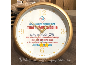 Đồng hồ cửa hàng điện thoại - Công Ty TNHH Sản Xuất Quà Tặng Phú Quý