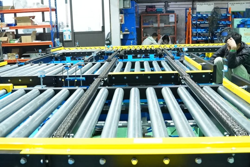 Băng tải con lăn - Máy Đóng Gói Mikyo CN Bình Dương - Công Ty Cổ Phần Máy Đóng Gói Mikyo