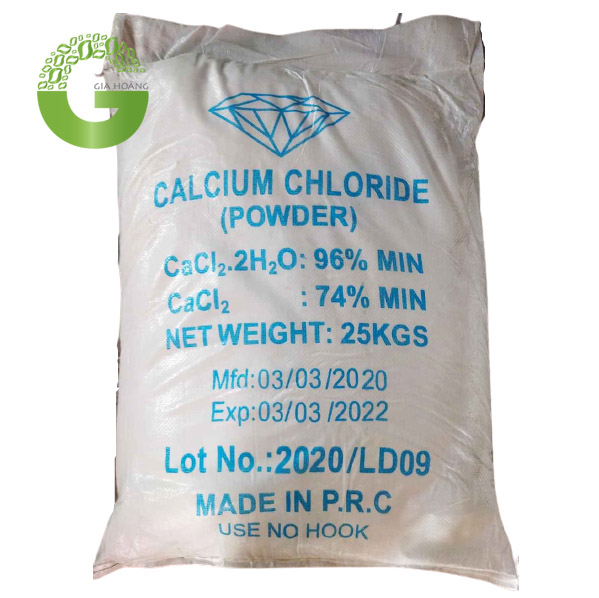 CaCl2 96% Min - Calcium Chloride - Hóa Chất Gia Hoàng - Công Ty TNHH Thương Mại Dịch Vụ XNK Gia Hoàng