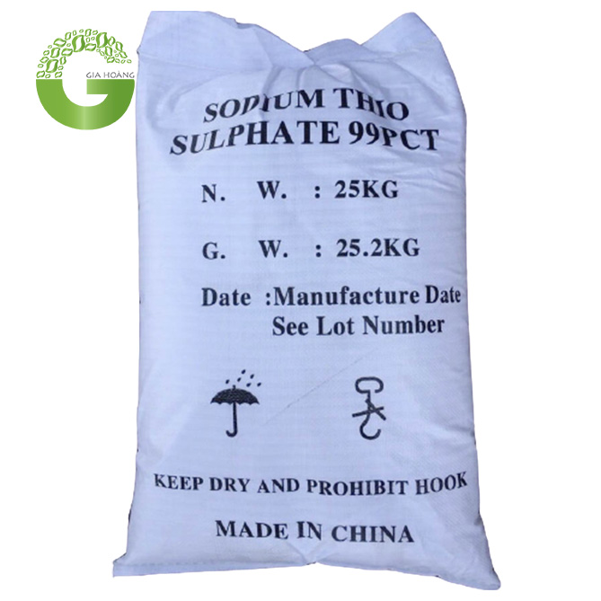 Na2S2O3 - Sodium Thiosulphate - Hóa Chất Gia Hoàng - Công Ty TNHH Thương Mại Dịch Vụ XNK Gia Hoàng