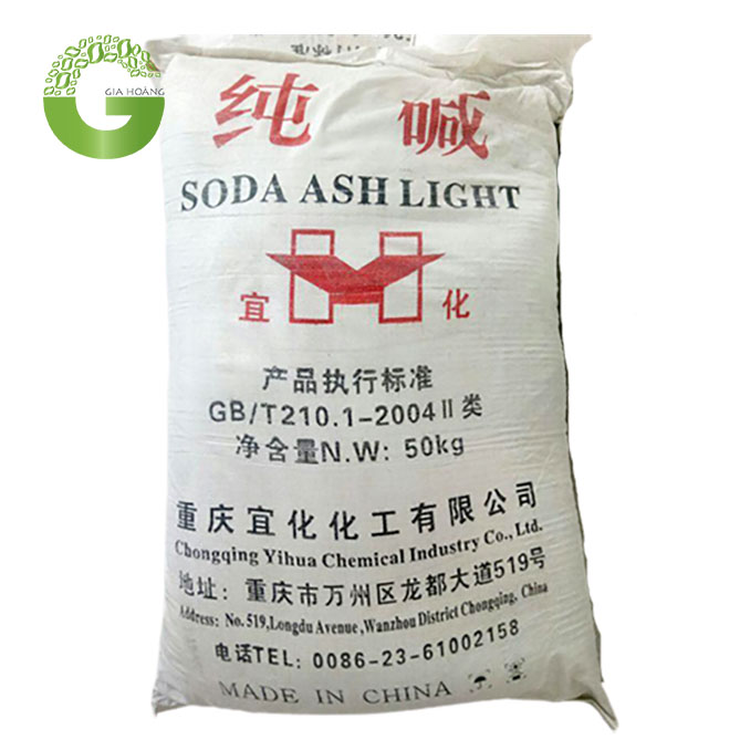 Hóa chất Na2CO3 - Soda ash light 99.2% - Hóa Chất Gia Hoàng - Công Ty TNHH Thương Mại Dịch Vụ XNK Gia Hoàng