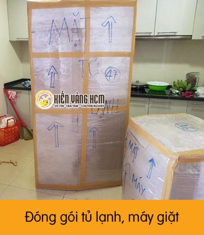 Đóng gói tủ lạnh, máy giặt