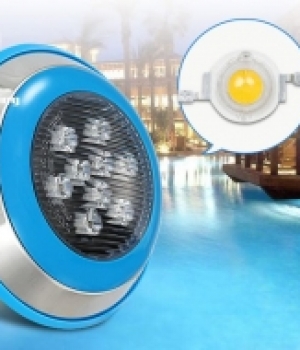 Đèn Led hồ bơi12V-12W ánh sáng đổi màu - ánh sáng xanh