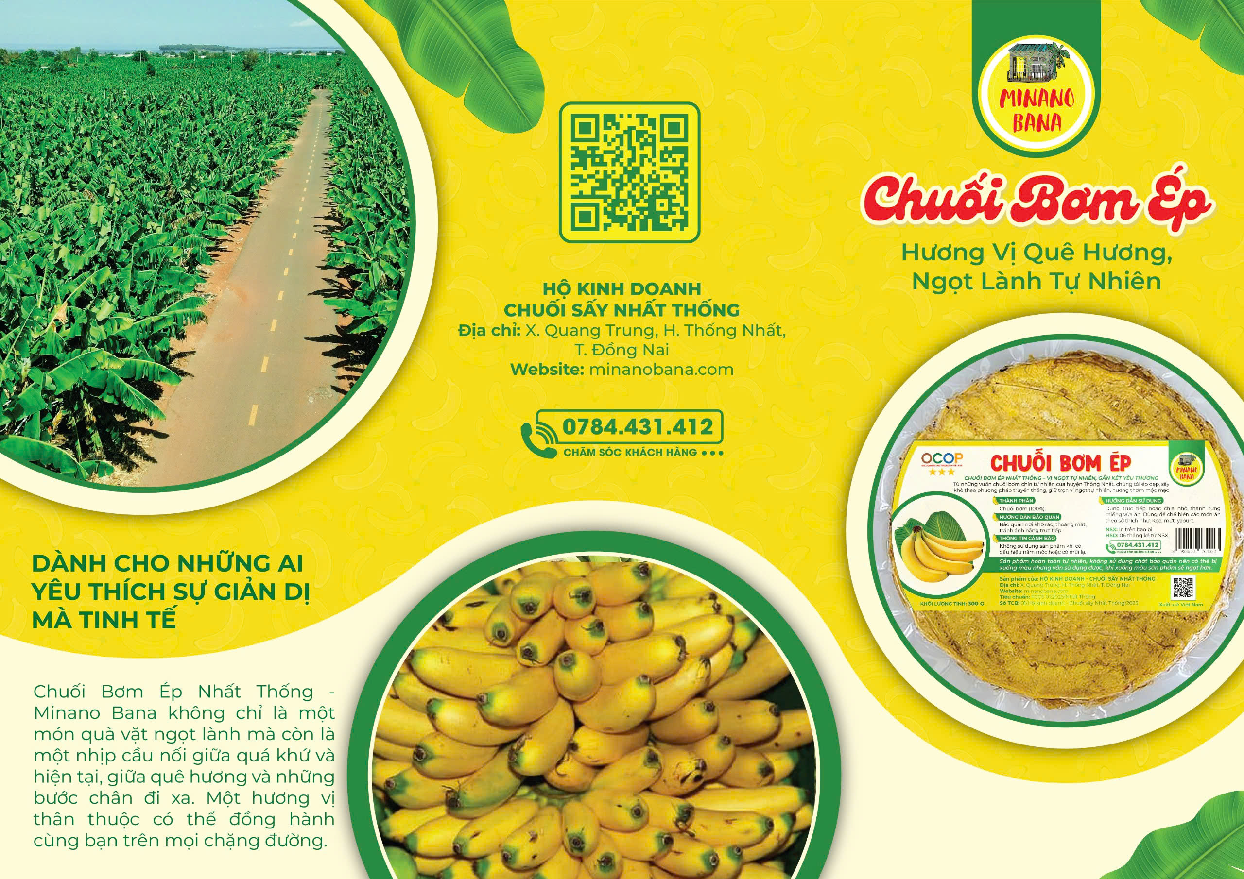 Sản phẩm Chuối bơm ép