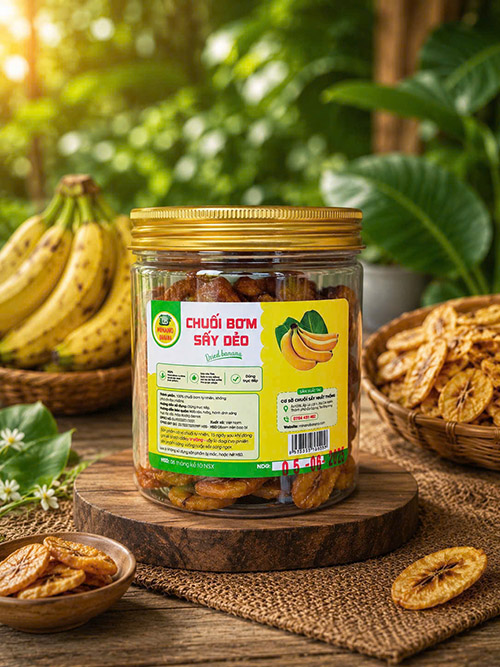 Chuối bơm sấy dẻo