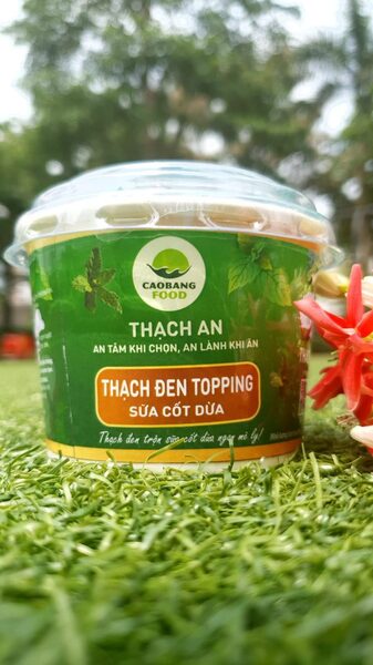 Thạch đen topping