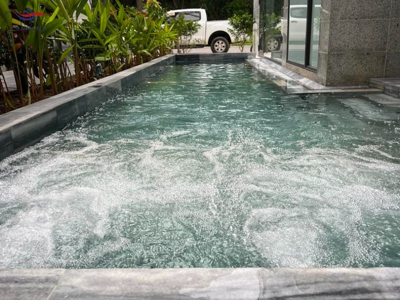 Bể bơi villa tại Đại Lải, Vĩnh Phúc - Thiết Bị Và Dịch Vụ Lắp Đặt Hồ Bơi LAMINA - Công Ty TNHH Xây Dựng Và Thương Mại Lamina