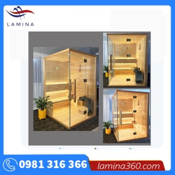 Phòng xông hơi khô dành cho 2 người - Thiết Bị Và Dịch Vụ Lắp Đặt Hồ Bơi LAMINA - Công Ty TNHH Xây Dựng Và Thương Mại Lamina