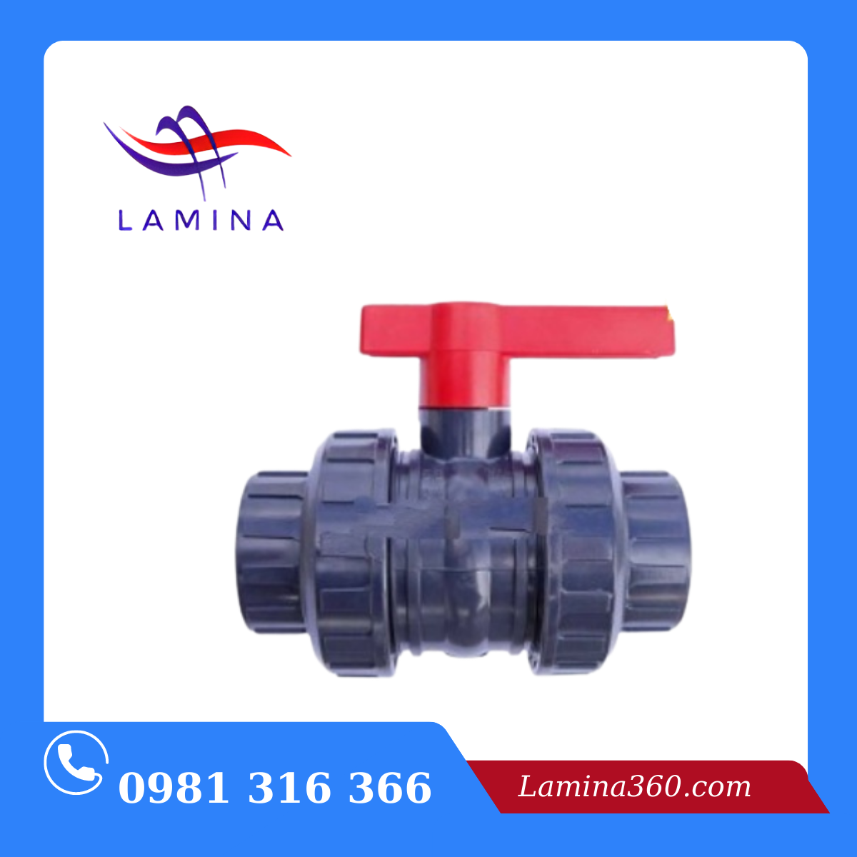 Van bi rắc CO PN10 - Thiết Bị Và Dịch Vụ Lắp Đặt Hồ Bơi LAMINA - Công Ty TNHH Xây Dựng Và Thương Mại Lamina