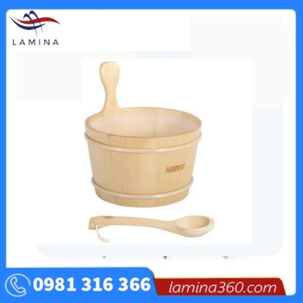 Xô gáo gỗ phòng xông hơi khô - Thiết Bị Và Dịch Vụ Lắp Đặt Hồ Bơi LAMINA - Công Ty TNHH Xây Dựng Và Thương Mại Lamina