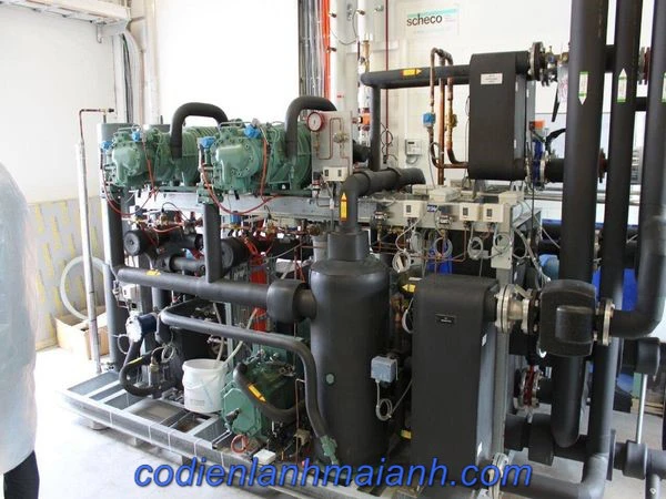 Hệ thống máy Chiller - Kho Lạnh Mai Anh - Công Ty TNHH Cơ Điện Lạnh Mai Anh
