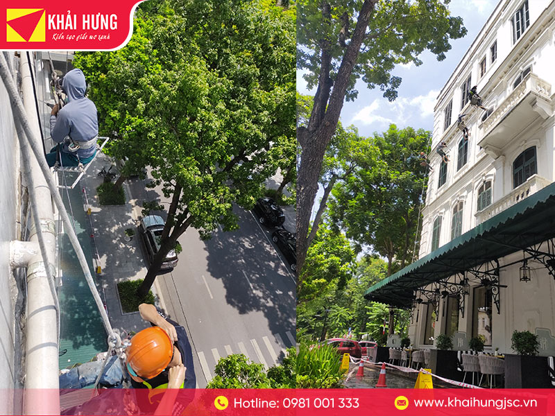 Thi công chống thấm vách kính