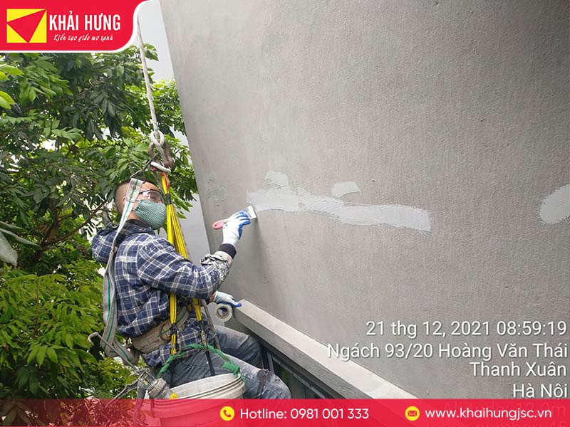 Thi công chống thấm tường