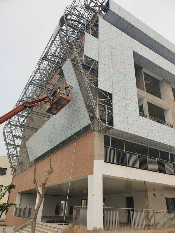 Thi công ốp Aluminium