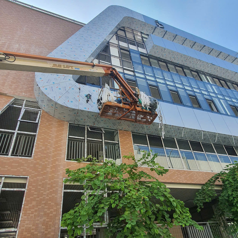Thi công ốp Aluminium