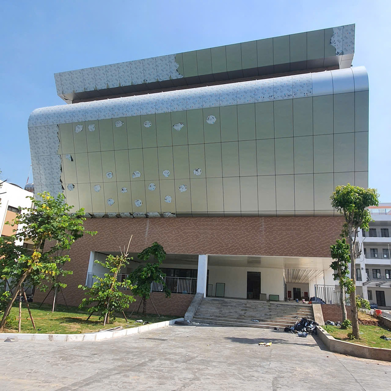 Thi công ốp Aluminium