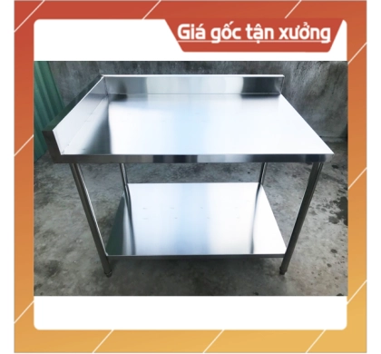 Bàn thao tác có kệ phẳng dưới