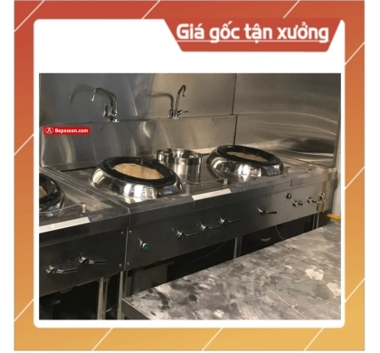 Bếp Á quạt thổi đôi có bầu nước nóng