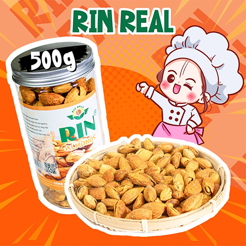 Hạnh nhân bơ Rin Real - Thực Phẩm Rin Real - Công Ty TNHH Thực Phẩm Rin Real