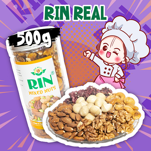 Hạt dinh dưỡng mix 5 loại - Thực Phẩm Rin Real - Công Ty TNHH Thực Phẩm Rin Real