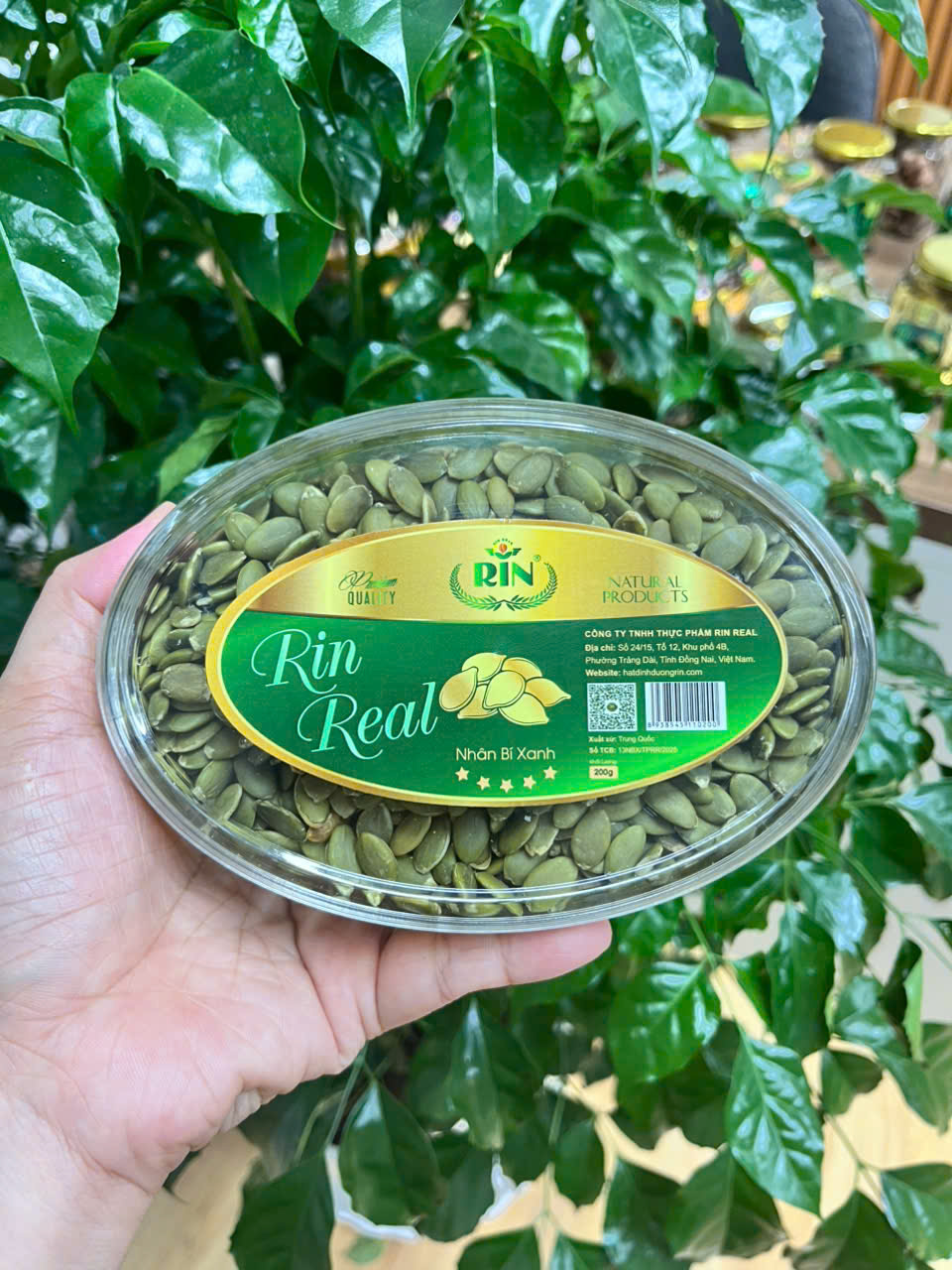 Nhân bí xanh - Thực Phẩm Rin Real - Công Ty TNHH Thực Phẩm Rin Real