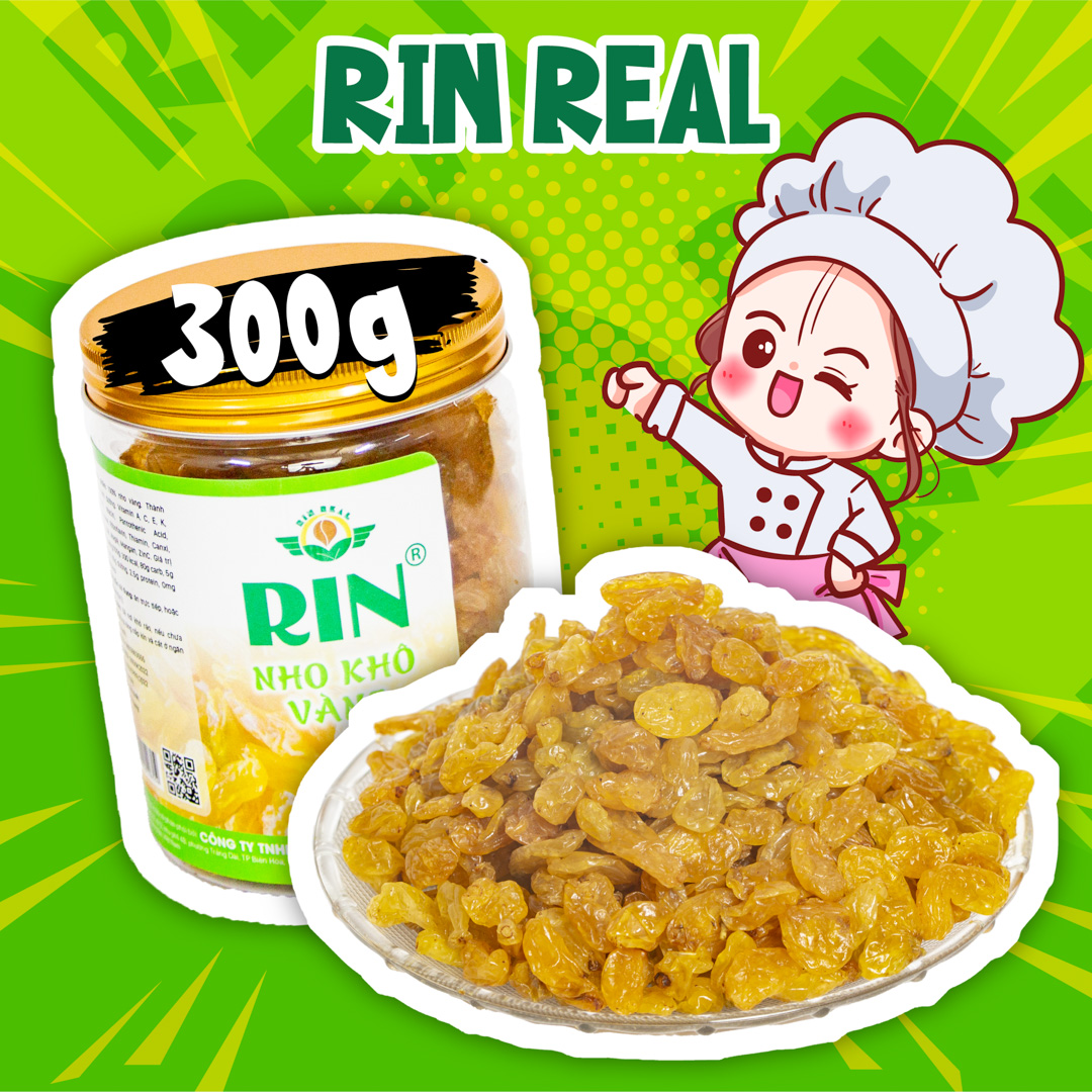 Nho khô - Thực Phẩm Rin Real - Công Ty TNHH Thực Phẩm Rin Real