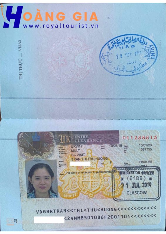 Dịch vụ xin Visa - Royal Tourist - Công Ty TNHH Thương Mại Dịch Vụ Xây Dựng Du Lịch Hoàng Gia