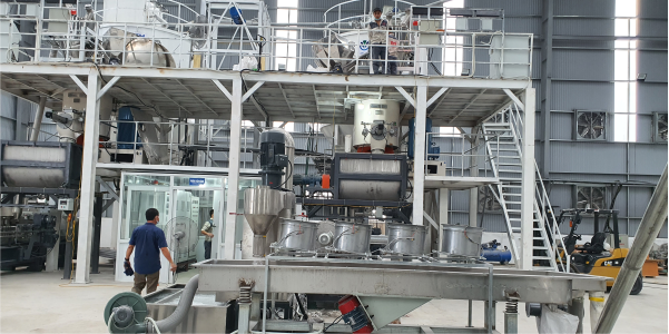 Cung cấp hệ thống cân phụ trợ cho máy tạo hạt Taical – Nhà máy Yên Bái - Công Nghệ Trường Sơn - Công Ty TNHH Thương Mại Và Công Nghệ Trường Sơn