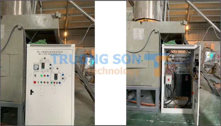 Lắp biến tần cho máy trộn SRL-Z High speed mixer unit - Công Nghệ Trường Sơn - Công Ty TNHH Thương Mại Và Công Nghệ Trường Sơn