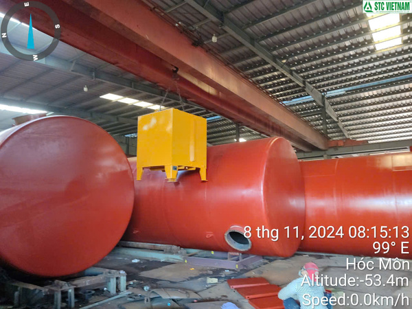 Bồn dầu tổng và bồn dầu ngày máy phát điện