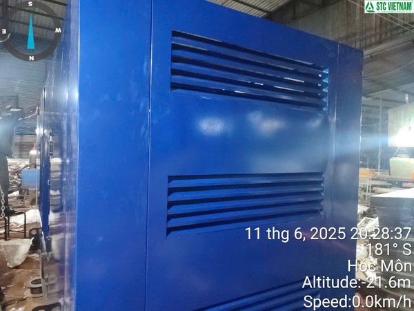 Vỏ cách âm 75dBA máy phát điện 630kVA
