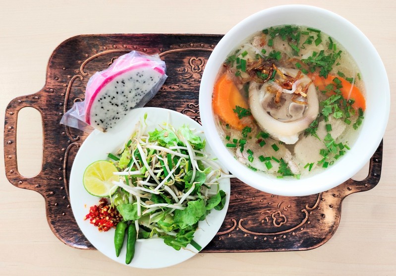 Mẫu menu bún thịt