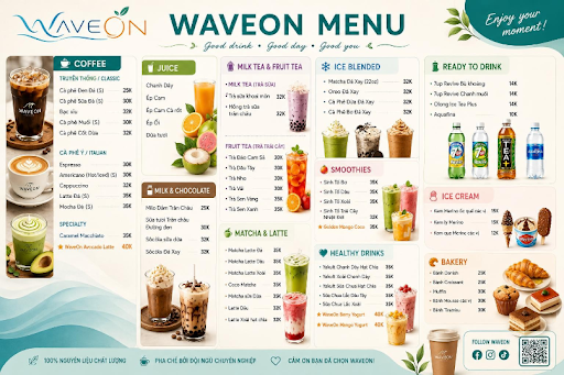 Menu Waveon