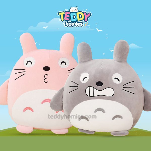 Bộ chăn gối văn phòng Totoro 3in1 - Gấu Bông Teddy Homies - Xưởng Sản Xuất Gấu Bông Teddy Homies