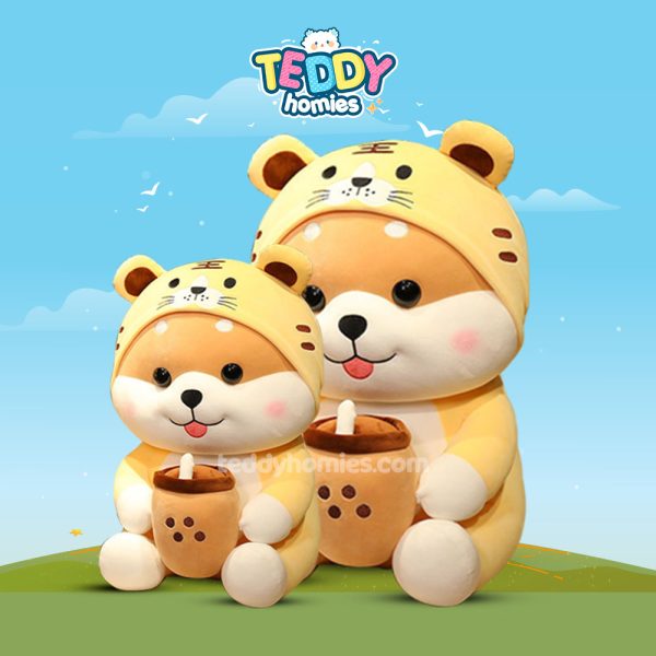 Gấu bông Corgi Cosplay hổ cao cấp - Gấu Bông Teddy Homies - Xưởng Sản Xuất Gấu Bông Teddy Homies