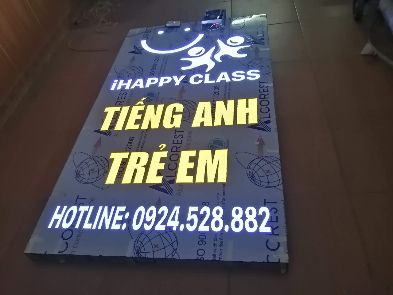 Biển hộp đèn âm bản - Quảng Cáo Hoàng Nam - Công Ty TNHH In & Quảng Cáo Hoàng Nam