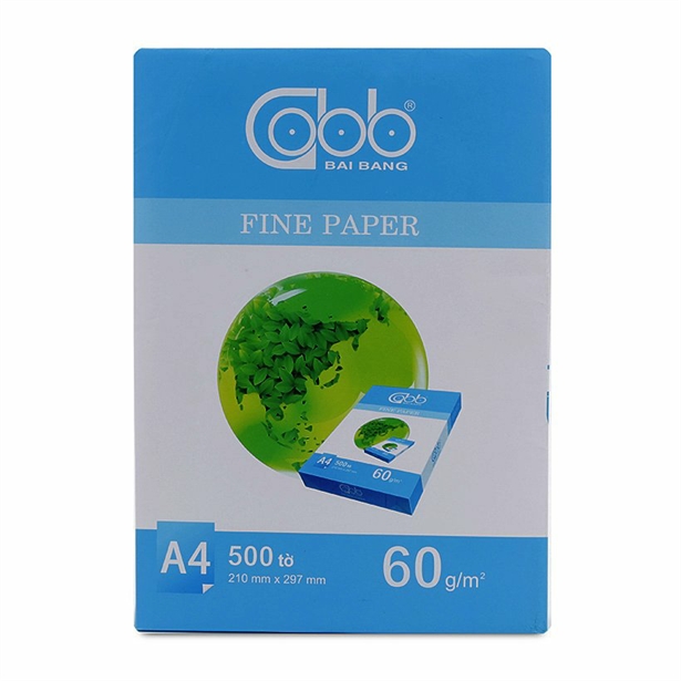 Giấy A4 BB vỏ xanh