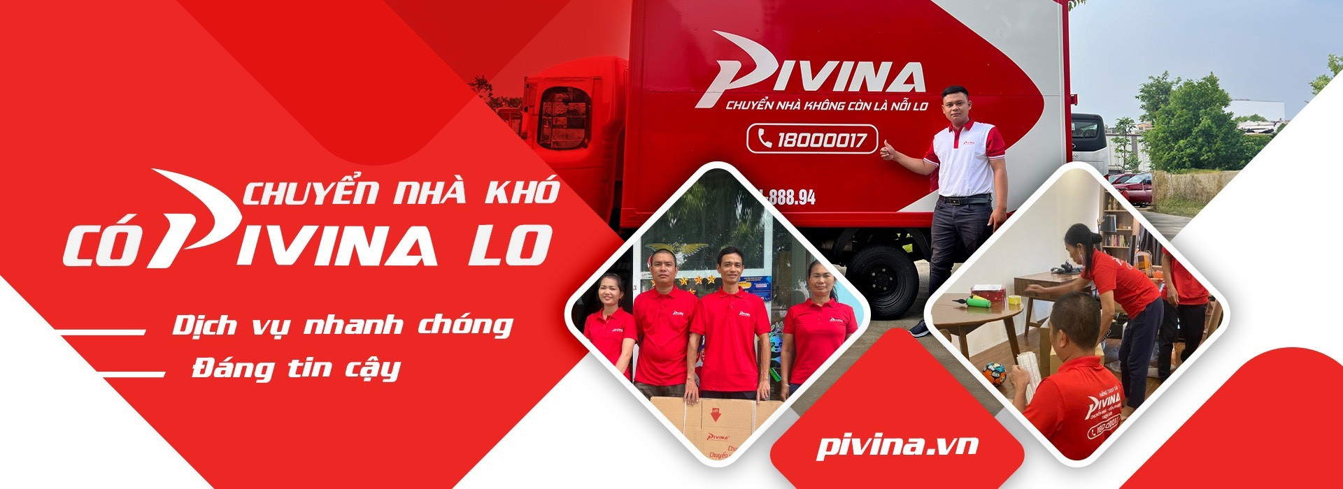 Dịch vụ chuyển nhà trọn gói - PIVINA - Công Ty Cổ Phần Tập Đoàn PI Việt Nam