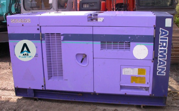 Máy phát điện cũ Airman 700 kva Nhật bãi