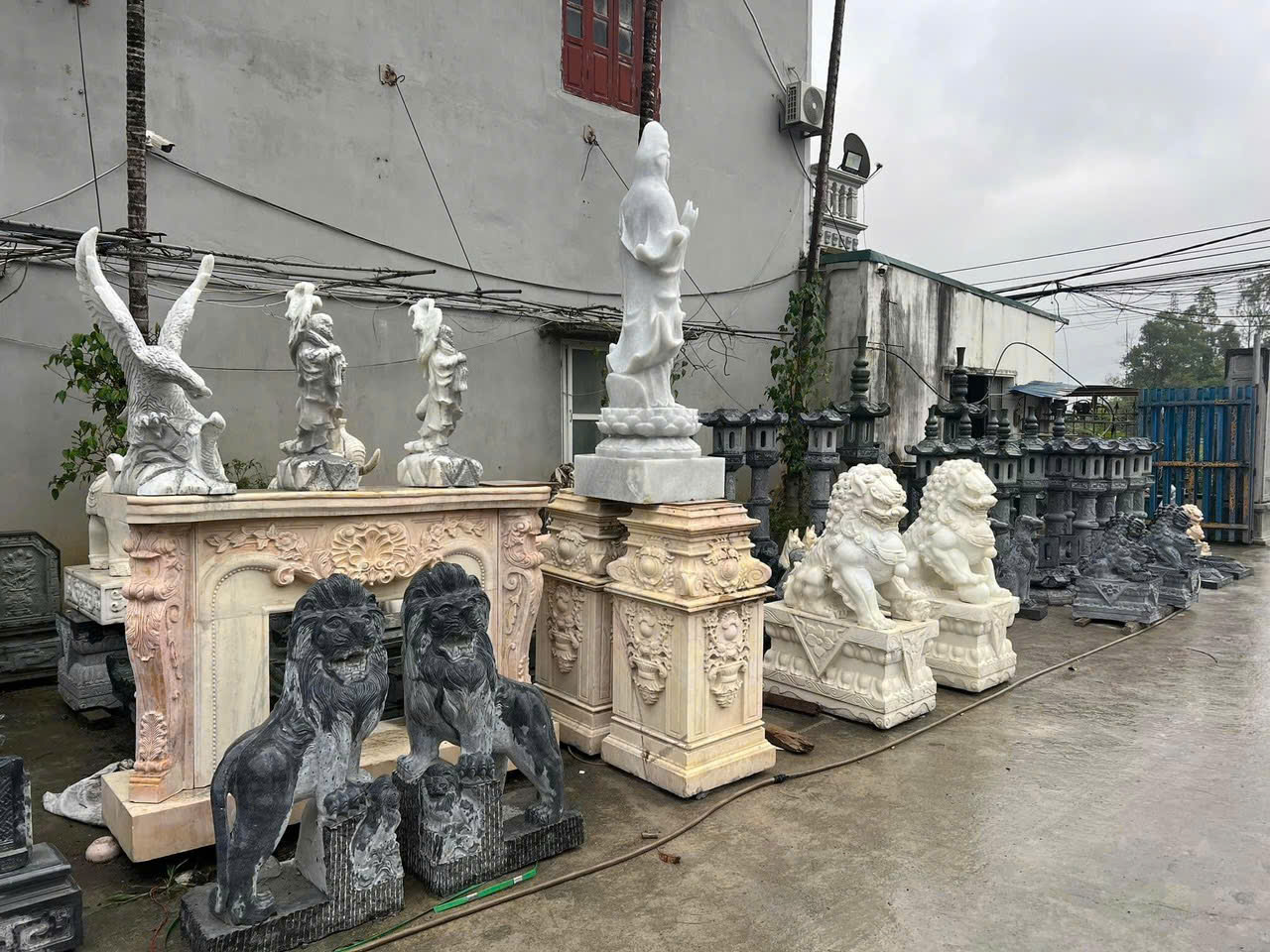Tượng phật - Lăng Mộ Đá Long An - Công Ty TNHH Long Việt Sơn