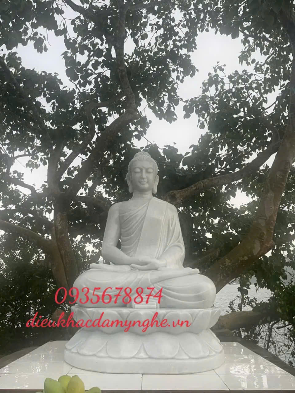 Tượng phật - Lăng Mộ Đá Long An - Công Ty TNHH Long Việt Sơn