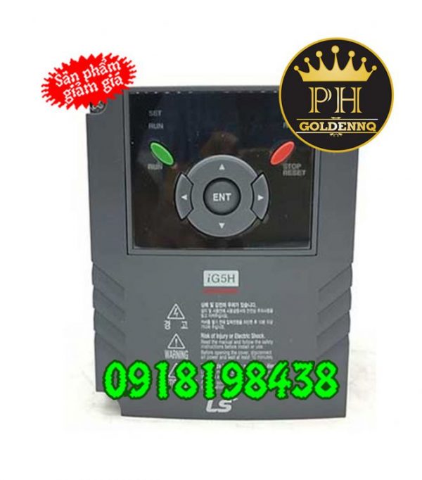 Biến tần 3P 380V 0.75kW 1HP LS INV, SV008IG5H-4