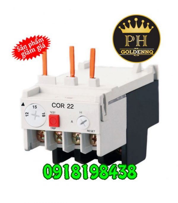 Relay nhiệt Cheil COR-22 (0.1-22A) - Thiết Bị Điện Công Nghiệp Golden NQ - Công Ty TNHH Tổng Hợp Quốc Tế Golden NQ