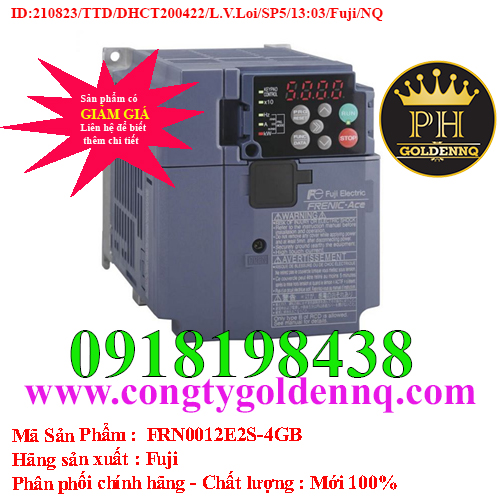 Biến tần Fuji FRN0012E2S 4GB 5.5kW 3 pha 380V - Thiết Bị Điện Công Nghiệp Golden NQ - Công Ty TNHH Tổng Hợp Quốc Tế Golden NQ