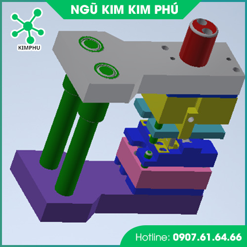 3D khuôn dập dấu tiếp đất - Gia Công Kim Loại Kim Phú - Công Ty TNHH Gia Công Kim Loại Kim Phú